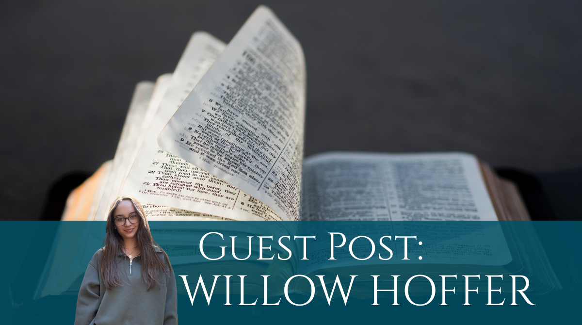 Guest Post by Willow Hoffer: To Glorify the Creator
